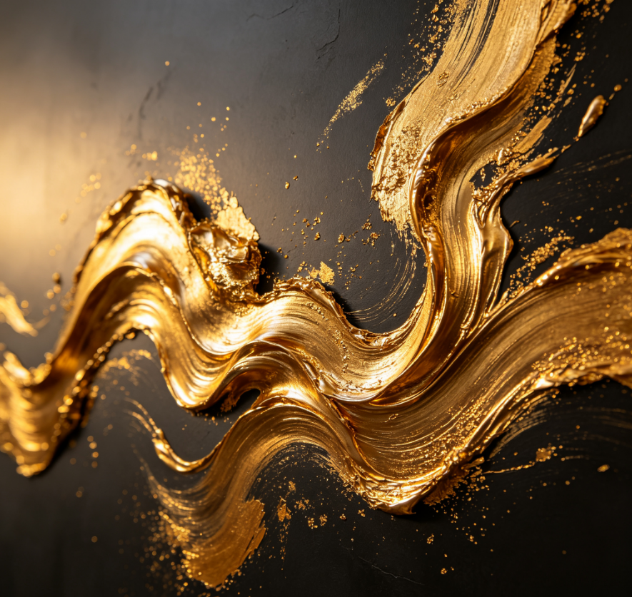 Acrylic Gold Paint and Premium Decorative Metallic Coating (OEM & Export Services)